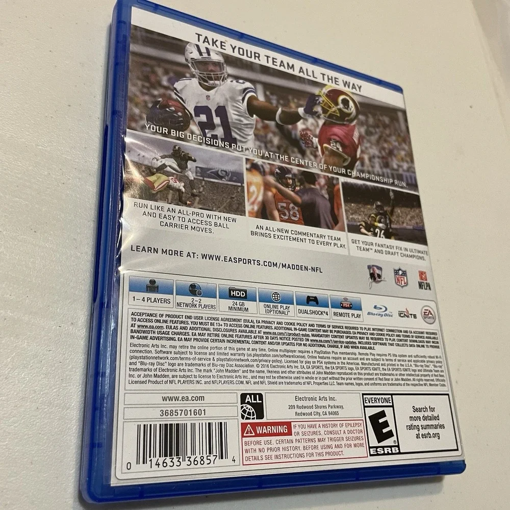 Madden NFL 17 - Sony PlayStation‎ 4